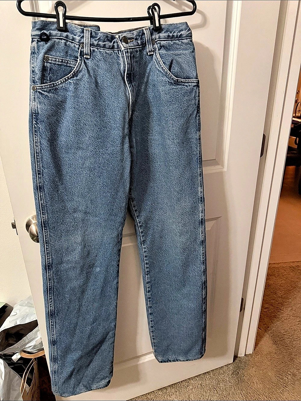 Wrangler 3323SW Men's Blue Jeans Waist 32/34 Fully lined
